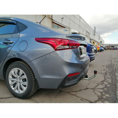 Фаркоп MOTODOR на HYUNDAI Solaris 2017–  Арт. 90907 (седан) (Оцинкованный шар)