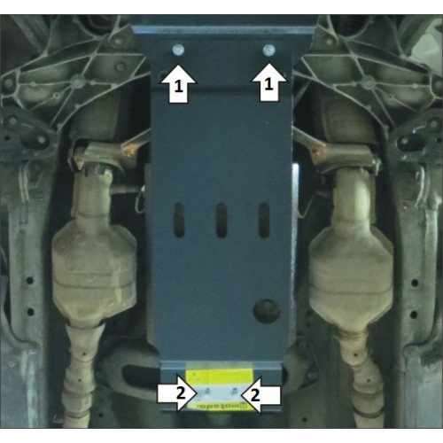 Защита КПП MOTODOR для Infiniti M 56S 2010-2014 и M, Сталь 2 мм - Арт. 8006