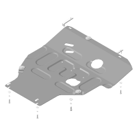 Защита Картера двигателя, КПП MOTODOR для Nissan Tiida 2006-2015, Сталь 2 мм - Арт. 71427