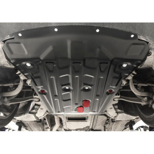 Защита Картера двигателя АвтоБроня для BMW X6 2014-2020 (F16), Сталь 45778 мм - Арт. 111.00523.1